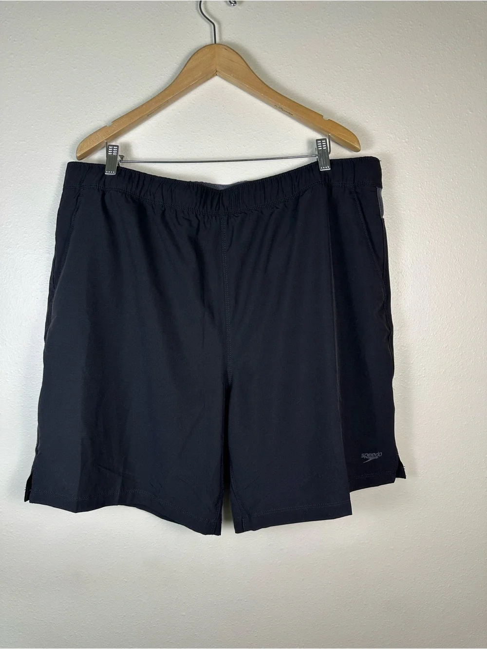 SPEEDO Men's XXL Tech Volley with Hydroliner Boardshort Black Summer Beach
